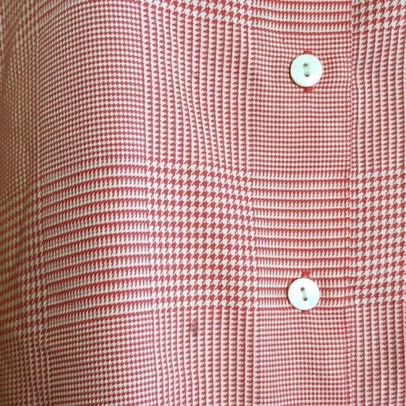 Foxcroft Houndstooth Button Down Top - Picture 3 of 8